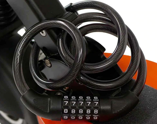 PASSWORD CABLE LOCK FOR ELECTRIC SCOOTERS